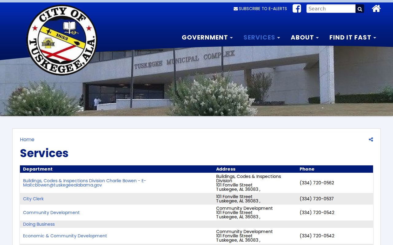 Tuskegee police contacts for warrant record routing