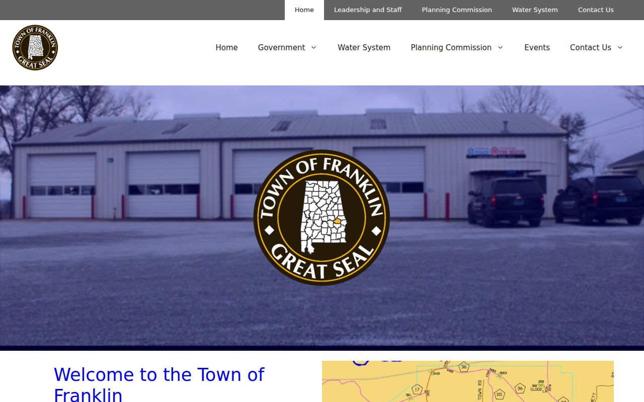 Franklin warrant records town government route