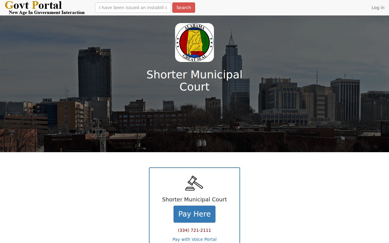 Shorter warrant payment portal for eligible municipal court cases