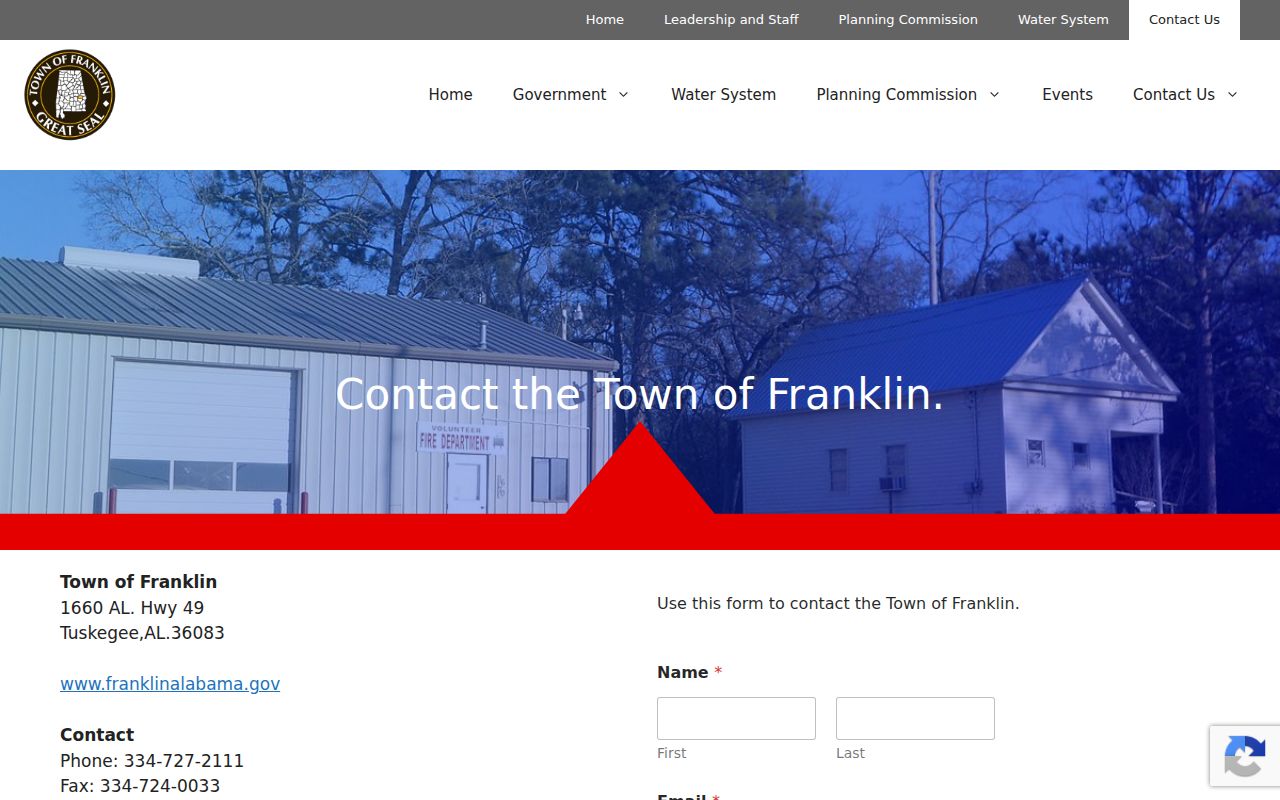 Franklin warrant records town office and Sheriff route